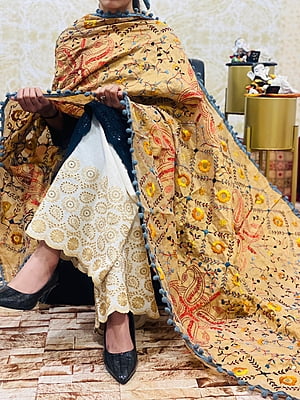 Chikankari Suit With Handwork Dupatta Catalogue 1-Black-1 Chikankari Suit With Handwork Dupatta Catalogue 1-Black-1