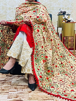 Chikankari Suit With Handwork Dupatta Catalogue 1-Red-4 Chikankari Suit With Handwork Dupatta Catalogue 1-Red-4