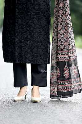 Pure Cotton Self Designed Suit-2