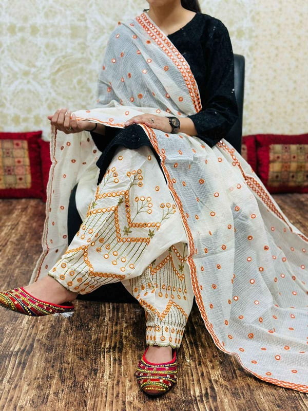 Mirror Salwar Dupatta Set-Black Mirror Salwar Dupatta Set-Black