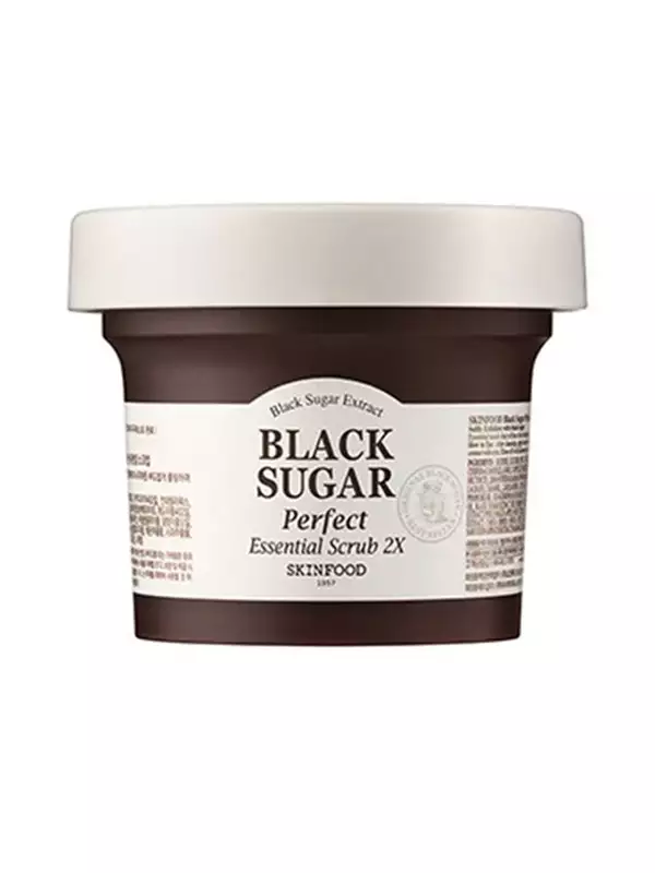 SKINFOOD BLACK SUGAR PERFECT ESSENTIAL SCRUB 2X