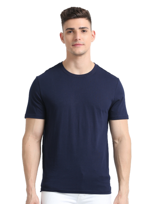 Rare Rabbit Round Neck Signature Black