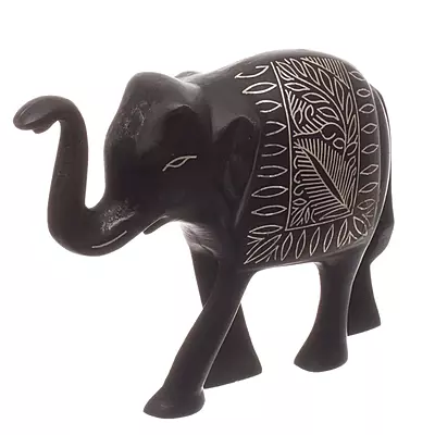 Handcrafted Bidriware Elephant Figurine – Black Metal Silver Inlay Prosperity Showpiece Handcrafted Bidriware Elephant Figurine – Black Metal Silver Inlay Prosperity Showpiece