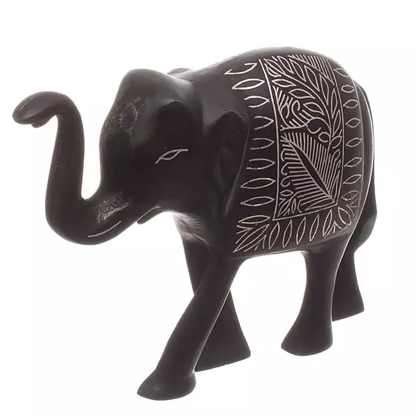 Handcrafted Bidriware Elephant Figurine – Black Metal Silver Inlay Prosperity Showpiece Handcrafted Bidriware Elephant Figurine – Black Metal Silver Inlay Prosperity Showpiece