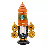 Etikoppaka Wooden Lord Venkateswara Idol | Handcrafted Lacquer Toy from Andhra Pradesh Etikoppaka Wooden Lord Venkateswara Idol | Handcrafted Lacquer Toy from Andhra Pradesh