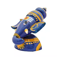 Etikoppaka Blue Ganesha Bust | Handcrafted Wooden| Eco‑Friendly Home Décor & Spiritual Gift Etikoppaka Blue Ganesha Bust | Handcrafted Wooden| Eco‑Friendly Home Décor & Spiritual Gift