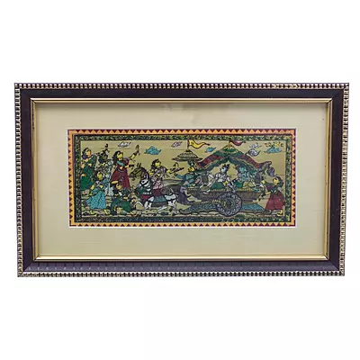 Odisha Pattachitra Chariot Procession Painting Odisha Pattachitra Chariot Procession Painting
