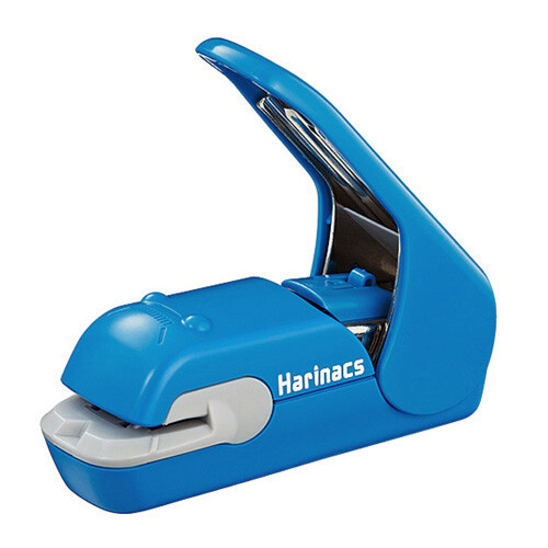 Kokuyo Stapleless stapler Harinax Press Blue