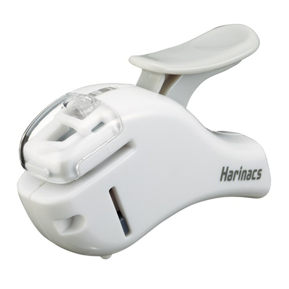 Kokuyo Needleless Stapler Harinax Compact Alpha White