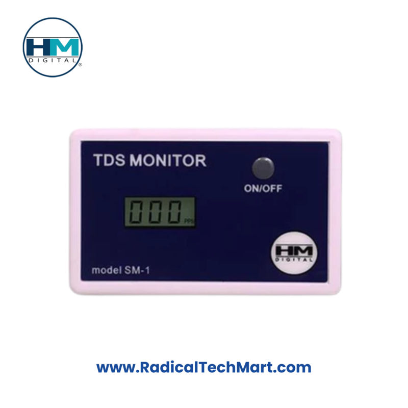 HM Digital SM-1EC Inline EC Monitor with Sensor and Digital Display