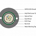 Digisol Channel SCS Fiber Cables Single Mode (OS2) Unitube, Armoured Cable