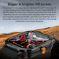 Zigdeal Smartwatch Aura – Touch Display | Fitness Tracking | Bluetooth Calling Support