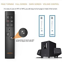 VIBOTON PP930 Air Mouse and Laser Pointer 2.4GHz Wireless Presenter