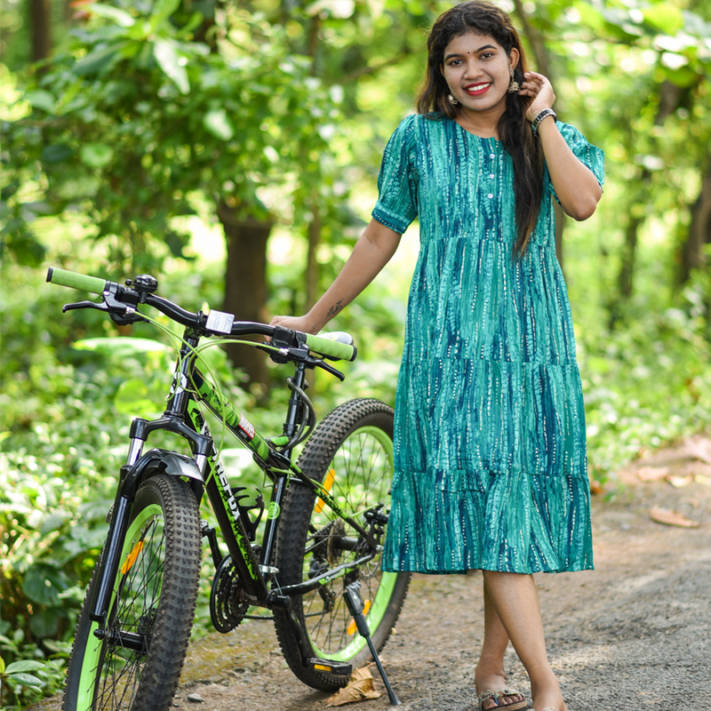 Sonaly-Teal Glow Edition-Crysta Rayon Foil Print