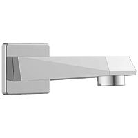 Lavish Bath Tub Spout With Wall Flange