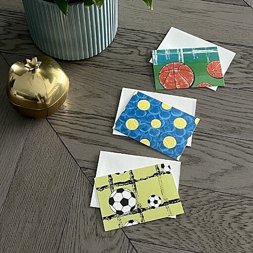 SPORTY KIDS FLAT CARDS