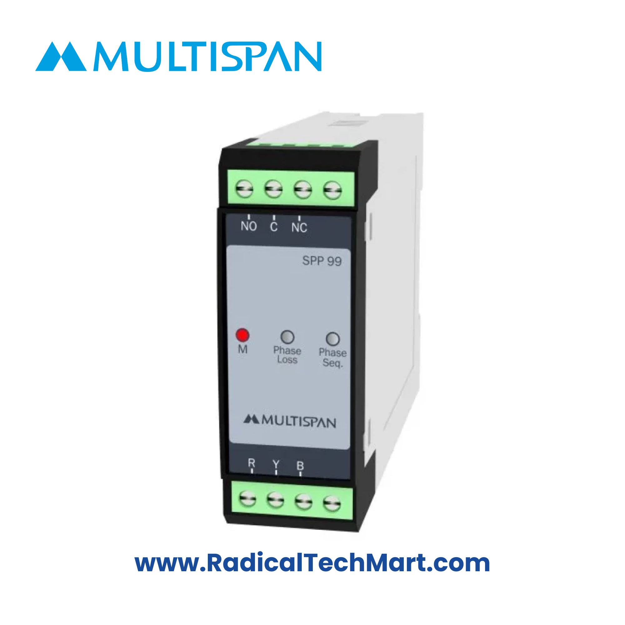 Multispan SPP-99 Single Phase Protection Device – Compact Voltage Monitoring Timer