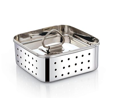 Granny Kitchen Stainless Steel Square Paneer Maker 250 ml