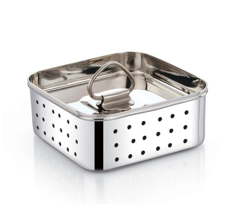 Granny Kitchen Stainless Steel Square Paneer Maker 250 ml