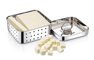 Granny Kitchen Stainless Steel Square Paneer Maker 250 ml