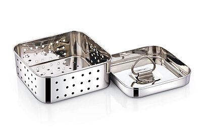 Granny Kitchen Stainless Steel Square Paneer Maker 250 ml