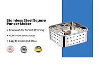 Granny Kitchen Stainless Steel Square Paneer Maker 250 ml