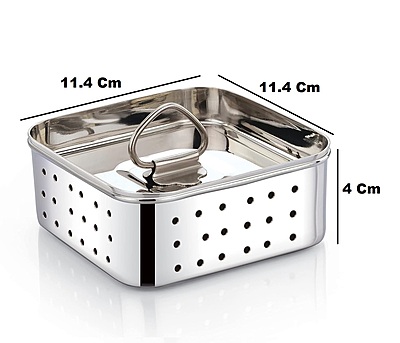 Granny Kitchen Stainless Steel Square Paneer Maker 250 ml