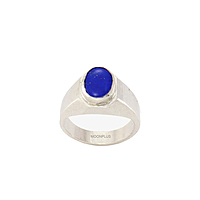Sterling Silver Blue Sapphire Stone Ring