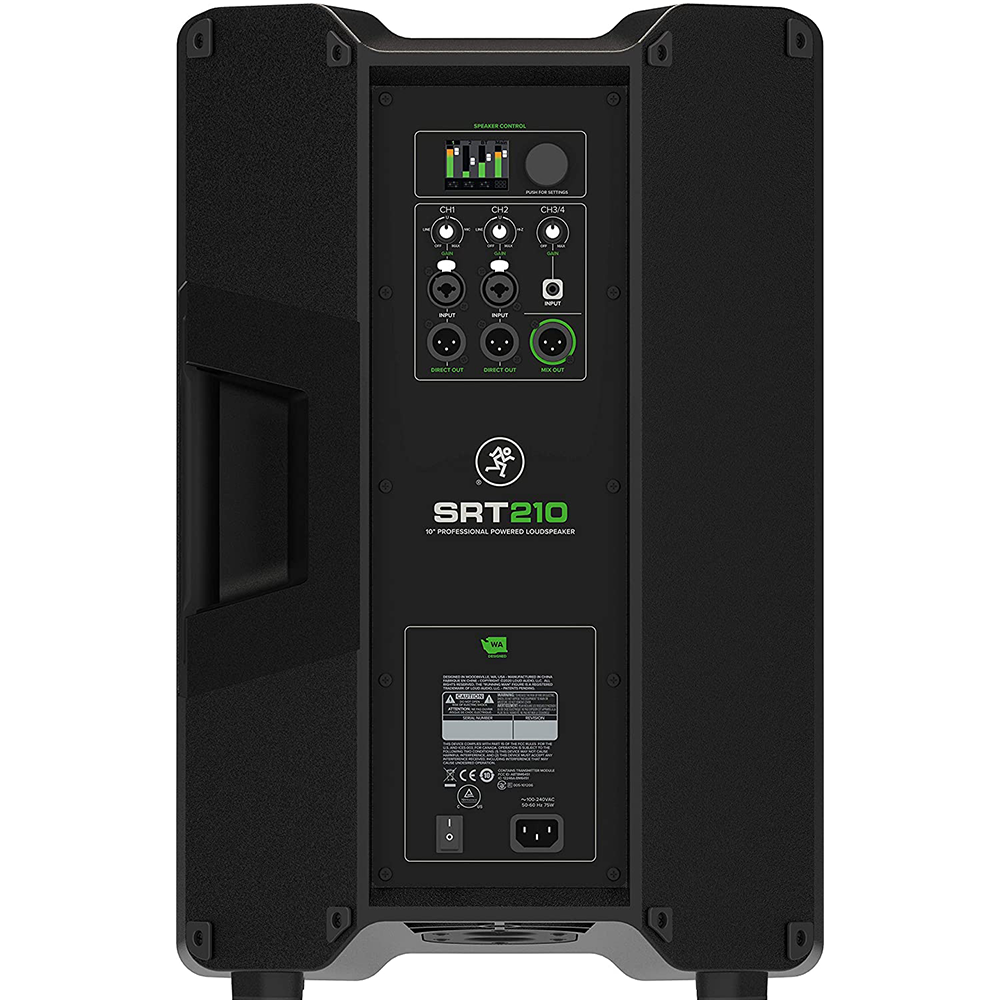 SRT210, 10-Inch 1600W Professional Powered Loudspeaker