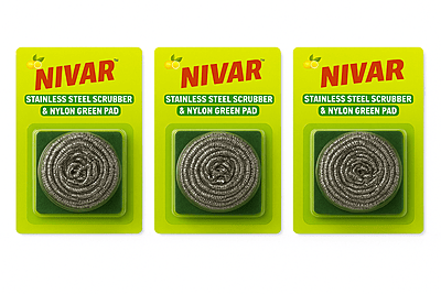 SS+Green pad scrubber