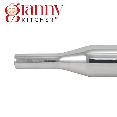 Granny Kitchen Stainless Steel Belan (Rolling Pin) | Heavy Duty & Rust-Resistant