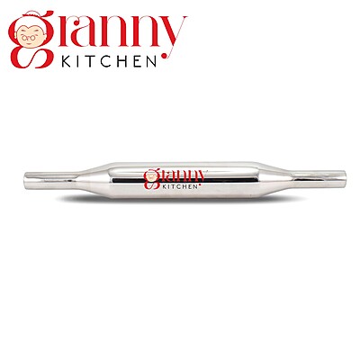 Granny Kitchen Stainless Steel Belan (Rolling Pin) | Heavy Duty & Rust-Resistant