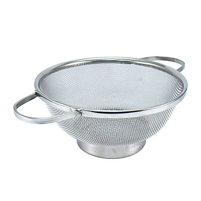 Onions Stainless Steel Colander Strainer Drainer with Handle|Fruit Vegetabe Washing Drain Basket