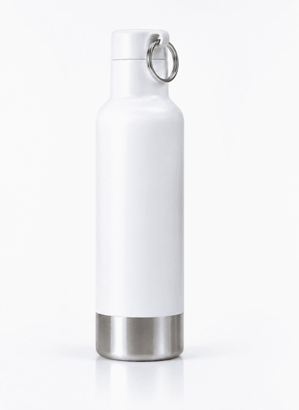 SS Hot & Cold Bottle White