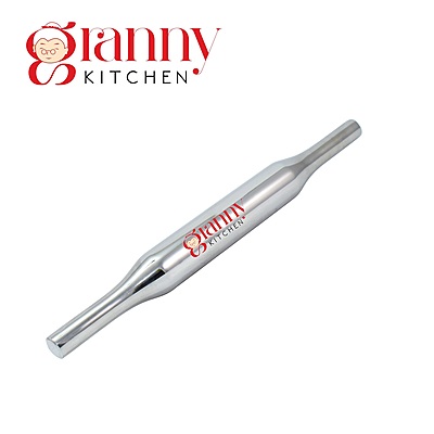 Granny Kitchen Stainless Steel Belan (Rolling Pin) | Heavy Duty & Rust-Resistant