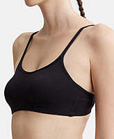 Jockey Wirefree Non Padded Super Combed Cotton Elastane Stretch Full Coverage Beginners Bra with Adjustable Straps SS 12