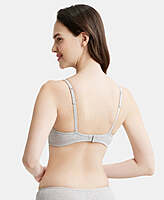 Jockey Wirefree Non Padded Super Combed Cotton Elastane Stretch Full Coverage Beginners Bra with Adjustable Straps SS12