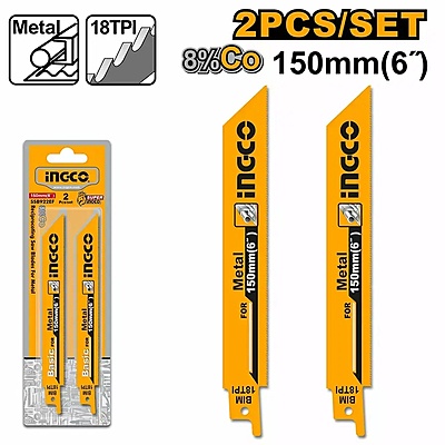 INGCO Reciprocating Saw Blades For Metal SSB922EF INGCO Reciprocating Saw Blades For Metal SSB922EF