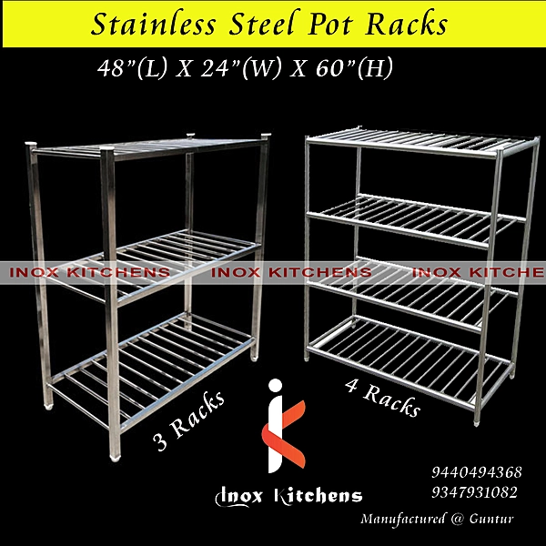 SS Pot Racks