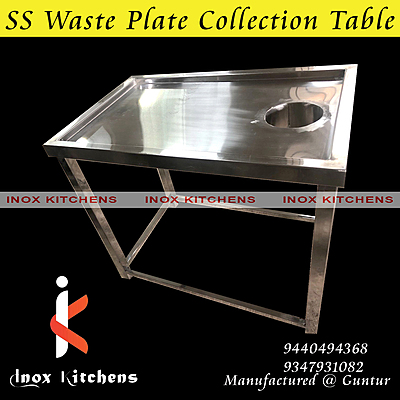 SS Waste Dish Landing Table