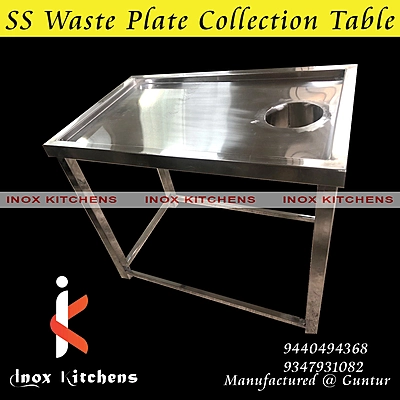 SS Waste Dish Landing Table
