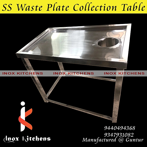 SS Waste Dish Landing Table