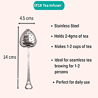 ST18 Heart Shape Tea Infuser with Handle