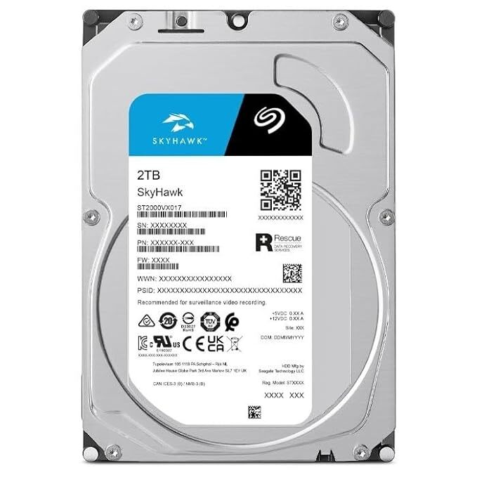 Seagate 2TB Skyhawk Hard Disk ST2000VX017