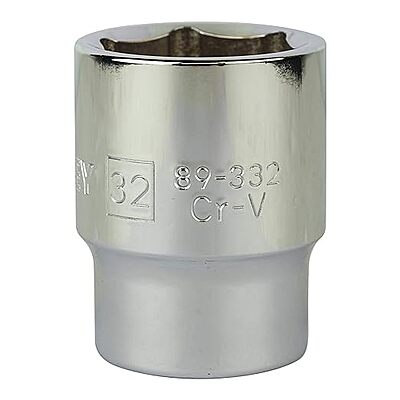 STMT89332-8B STANLEY 3/4" 6PT SOCKET 32MM STMT89332-8B STANLEY 3/4" 6PT SOCKET 32MM