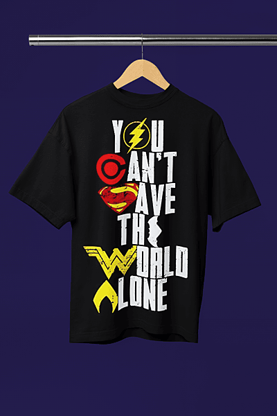 Superman Black oversized t-shirt