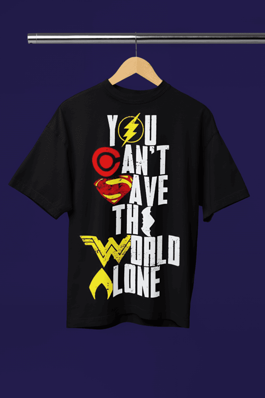Superman Black oversized t-shirt