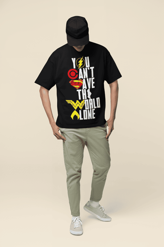 Superman Black oversized t-shirt