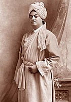Swami Vivekananda Oakland February 1900 (Side view)