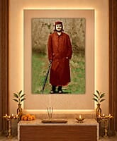 [PP] Swami Vivekananda - Kashmir (1897) - cropped from a group photo
